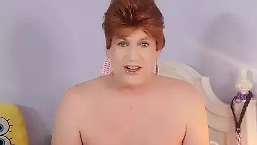 Dirty, nasty redhead tranny whore cums for you!