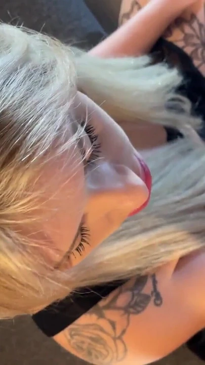 Unforgettable moment from "Hold it if you can with Tight Hot Horny Blonde MILF Georgia in Black Stockings and a See Through"
