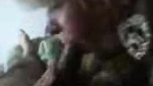 Тетушка сосет мой хуй и глотает мою сперму