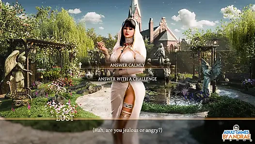 Sisters in Sin Gameplay Part 11 - Rebecca Confronts Lust in the Garden