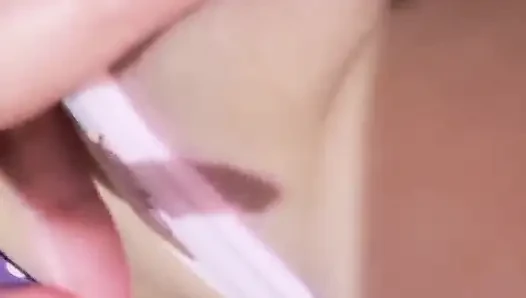 Girl with Her Ass Masturbating Until She Cums