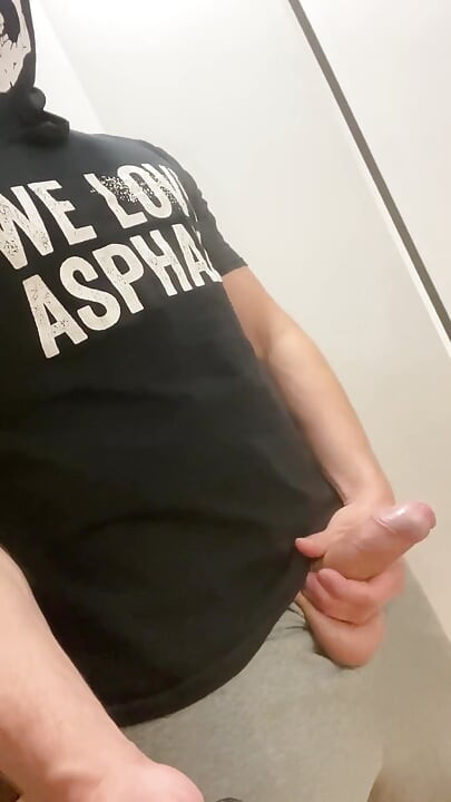 Jerking off After a Long Abstinence of 14 Days