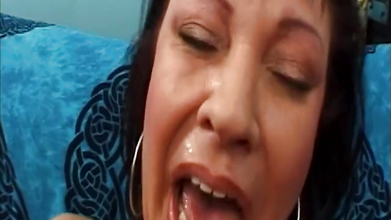 Busty MILF Fingers Hairy Pussy Dripping Wet in Lingerie
