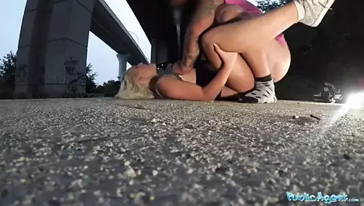 Public Agent Blonde Gets Fucked By a Lost Stranger