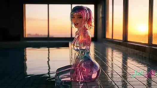 Сладкое хлопковое желе Candy, мягкая капает, и без дыхание соблазняет.