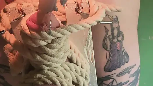 Goode Girl Flogging Balls by Candle Light Pt2