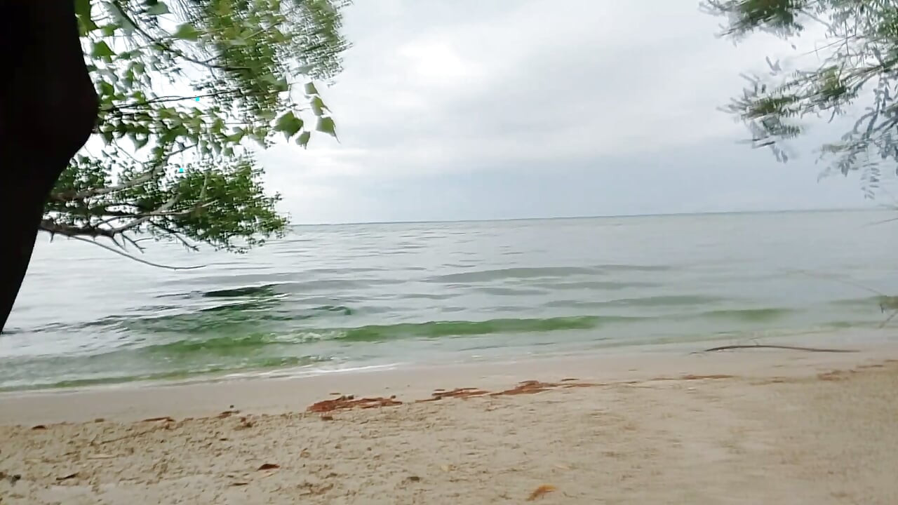 Baby Posing with Beautiful Nature and Surprise in the Ass