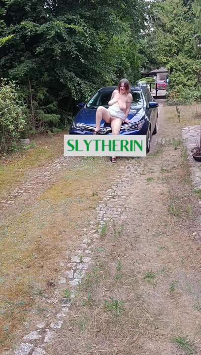 Just having a little fun on my husband's car
