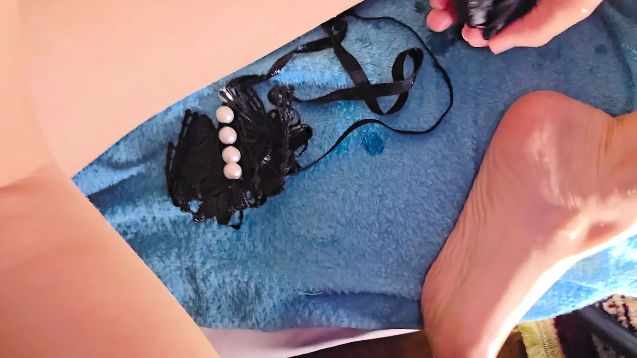 Moaning Dripping Clitoral Orgasm with Panties in My Asshole.