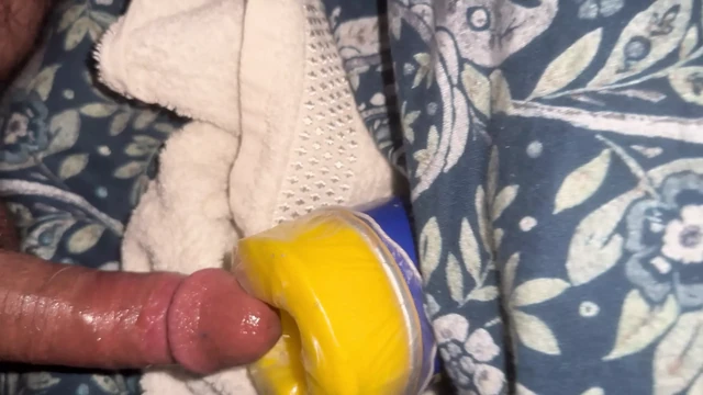 Homemade pocket pussy fuck