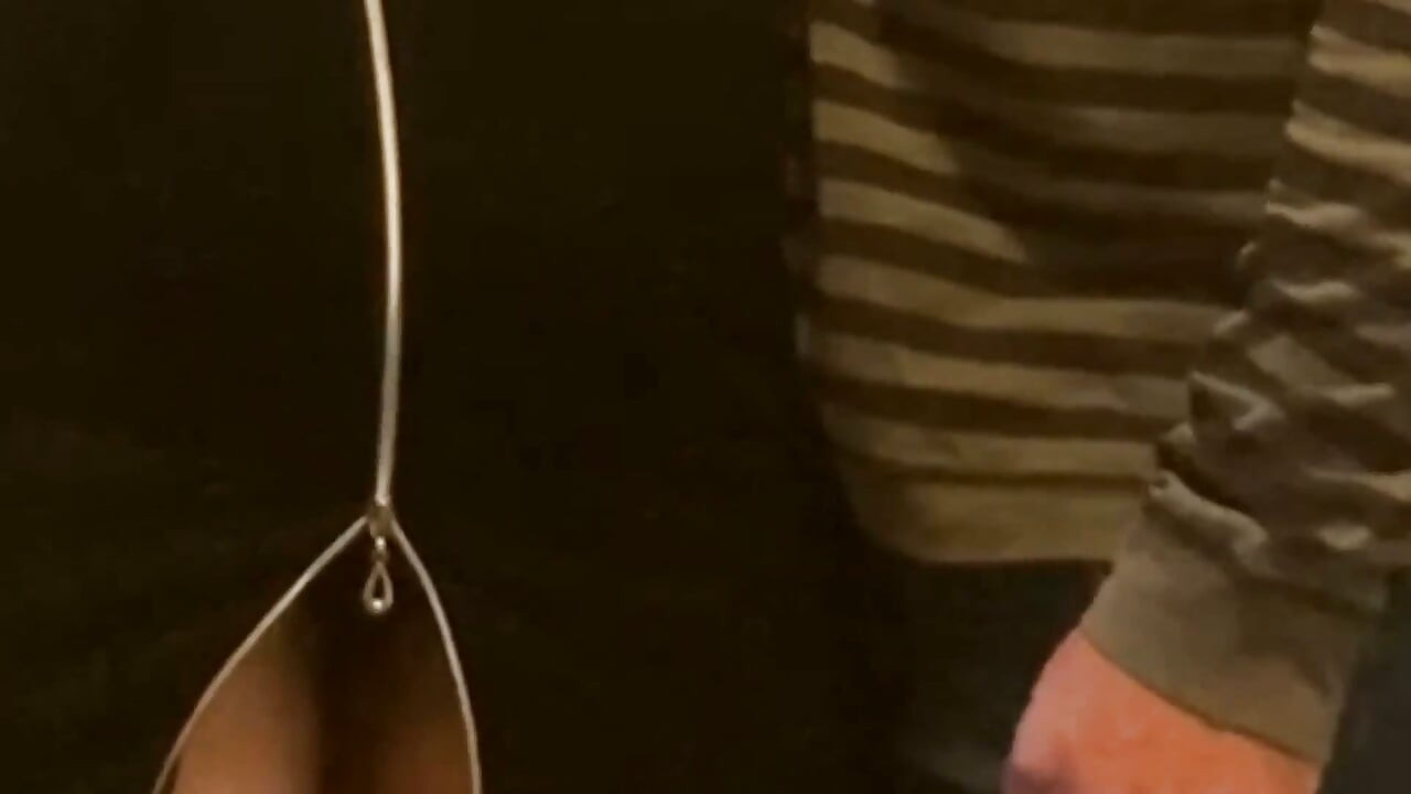 Stranger Old Man Stick His Finger in Her Pussy