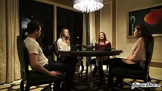 Avi love, bambi, sami parker di-gangbang sama james deen