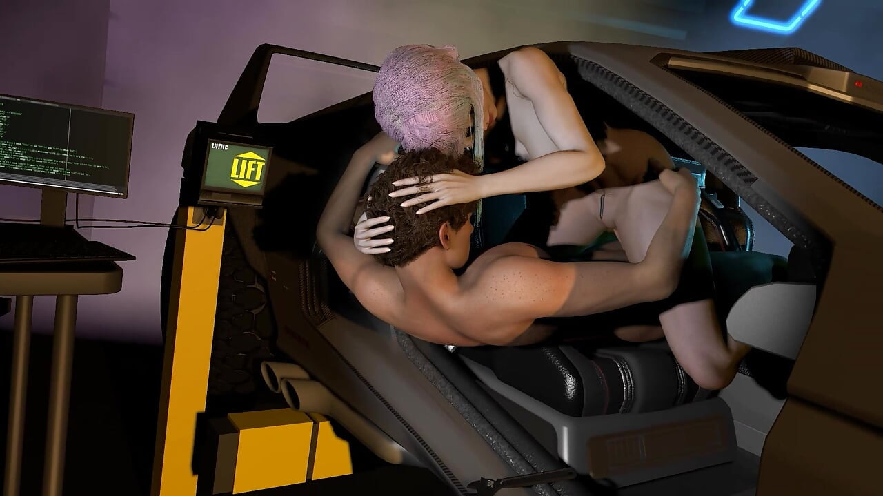 Lucy Riding Dick In the Car - Cyberpunk Edgerunners