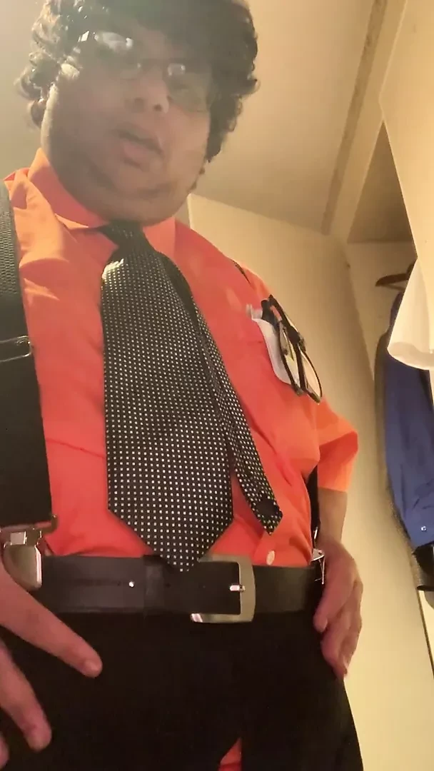 Orange shirt jerk.
