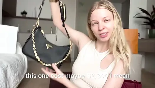 Findom luxury alışveriş vurgun 12k $ ağır boşaltma