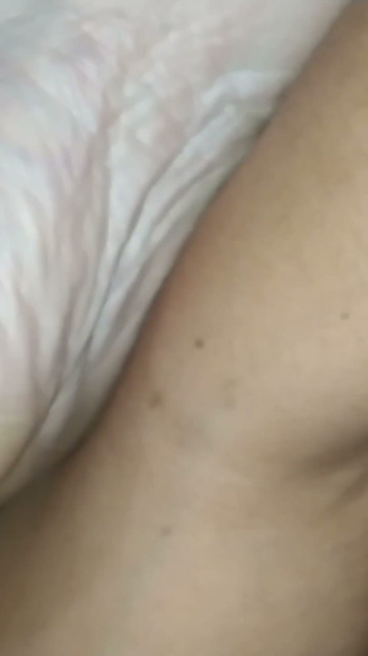 Hyperexcited with the bull sucking my toes, with finger in my ass hole and vibrator on my clit, all at the same time | Clip 2