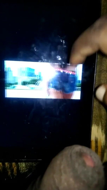 Key moment from "Megha Akash Hottest Cum tribute (Megha Akash kku en kanji)"