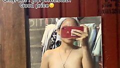 Young girl naked singing in shower