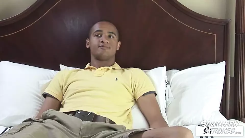 SOUTHERNSTROKES Black Jock Amateur Wesley Masturbates BBC