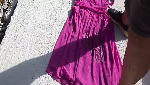 piss on Pink Fuschia 7 dress