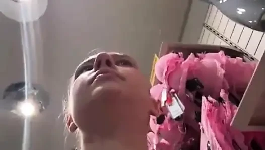 Jucielussie Hot playing in the fitting room