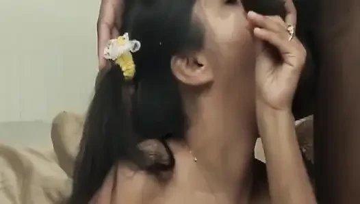 Tante seksi rambut cokelat dientot habis-habisan sama kontol raksasa pria kulit hitam sampai dicrot di muka