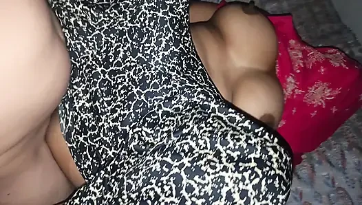 Cute indian bhabhi with juicy r s lips licking and sucking big cock and enjoying fucking in doggy style