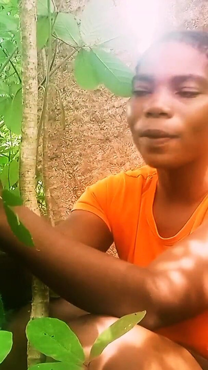 Iconic moment from "Playing with my Brest in the forest"