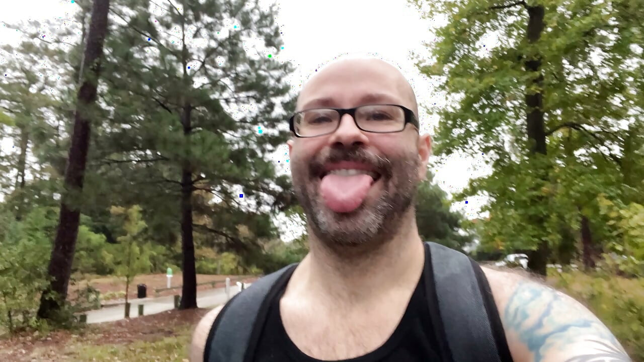 Handsome buddy jerking off by the lake at his local park exposed dick don cock penis hairy bator solo sexual