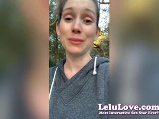 Lelu love-vlog: silbido de coño y lesión de chica