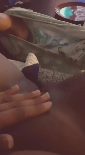 Hot girl plays with her pussy on kik