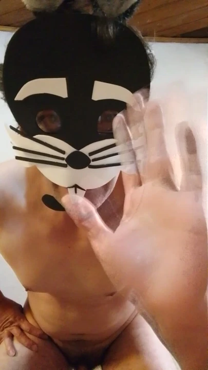 The masturbating rabbit greets you and wishes you lots of healthy milk