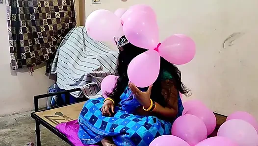 Indian Housewife on Her Birthday
