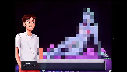 Летняя сага - Johannes трахнул Aqua в воде... Johannes снова играла вращение боттеля с дамами