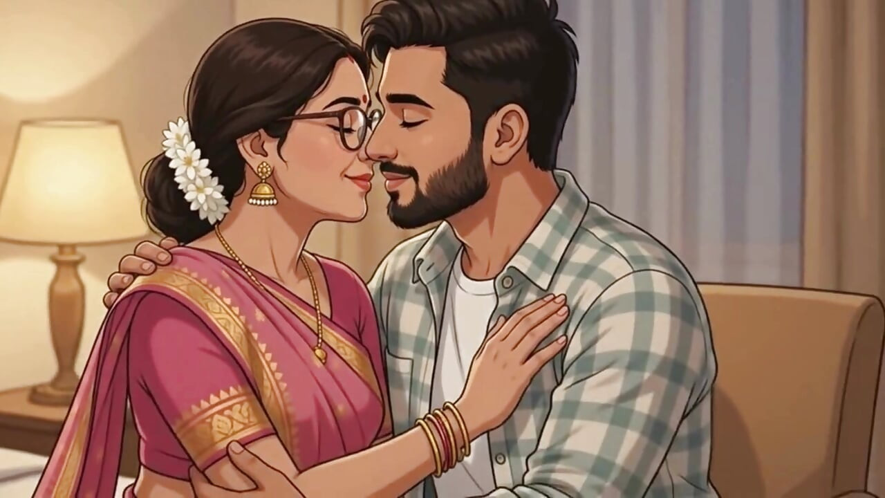 Horny Indian Desi Bhabhi in Saree Sucking and Fucked Hard ( AI generated )