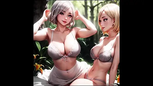 МАССИВНЫЕ СИСЬКИ КОЛЫШУТ: ПОЛУ-РЕАЛИСТИЧНОЕ СОБЛАЗНЯНИЕ С ИСКУССТВЕННЫМ СОФТКОРОМ