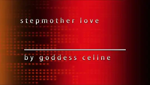 Stiefmutter spielt mit spielzeug