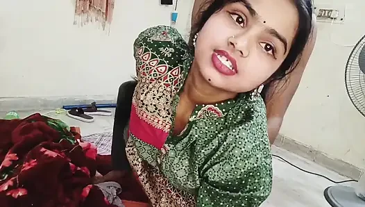 Schöne indische bhabhi hartes im Schlafzimmer mit Devar - Amateur Desi selbstgedrehtes rollenspiel