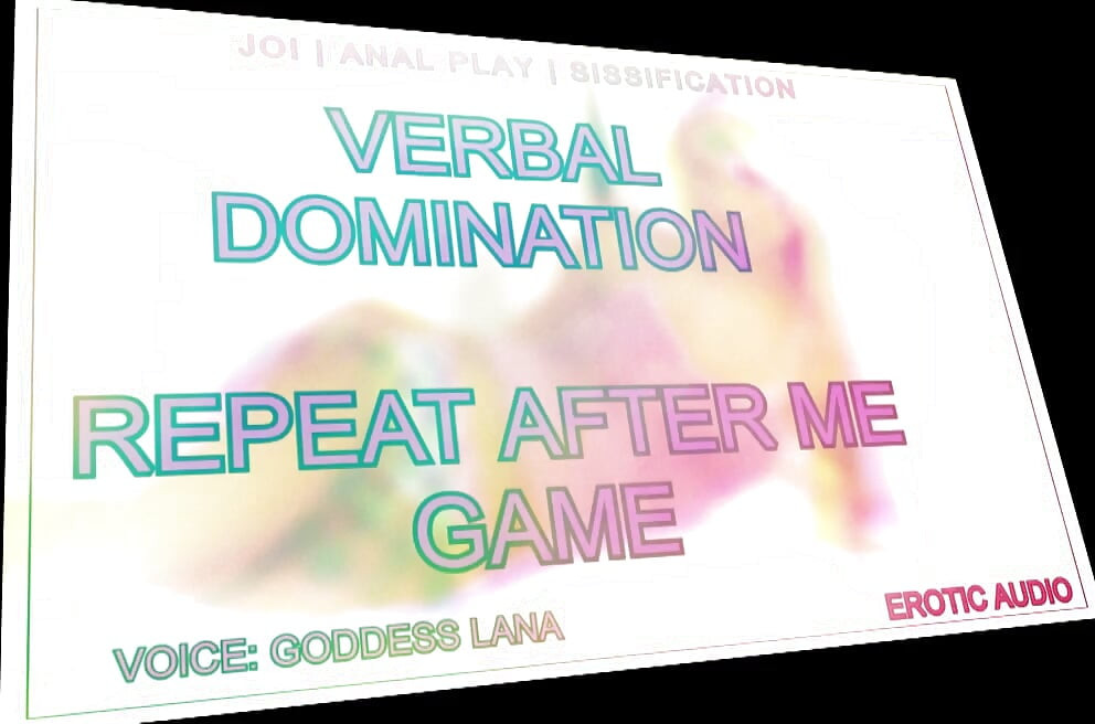 Joi anal jogar jogo de dominação verbal