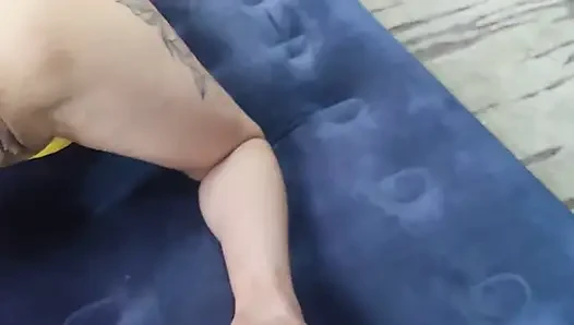 Anal Fingering of a Brunette