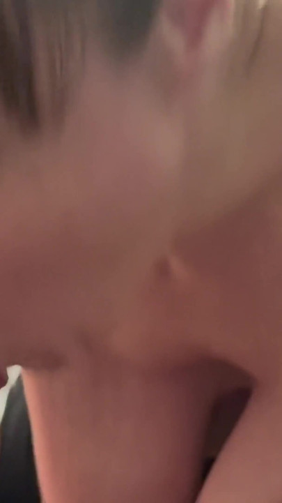 She Sucks His Fat Meat and Gags on His Huge Cum Load!