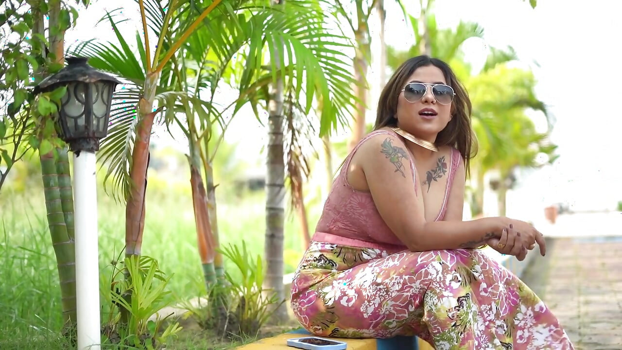 Tina Nandy with Boyfriend