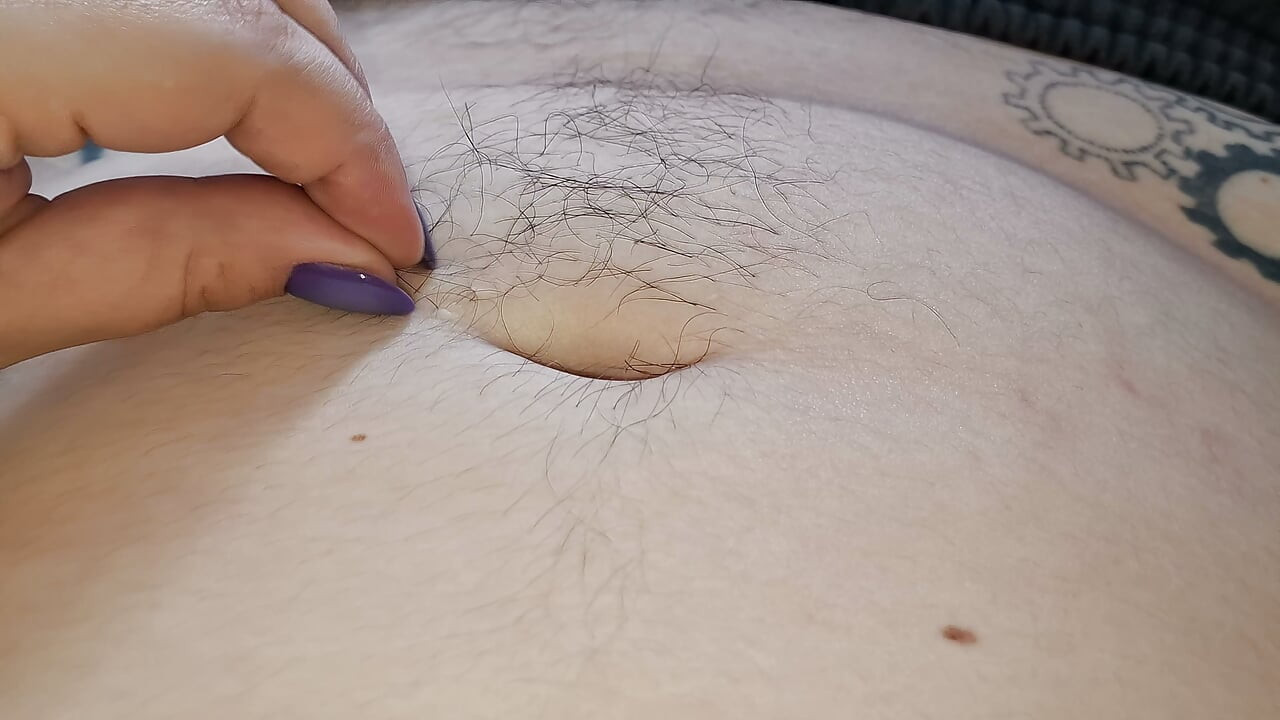 Worship My Hairy BBW Bellybutton