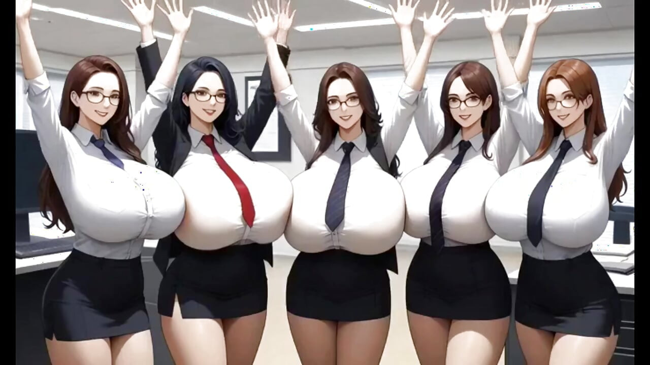 Boobs Office Lesbians, Ai Animation