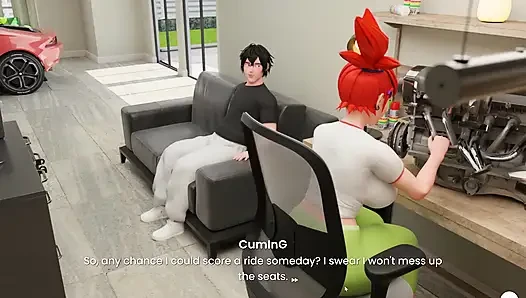Mansion Days TABOO Hentai Game Ep.1 Going back to my HOT STEP FAMILY after getting fired !