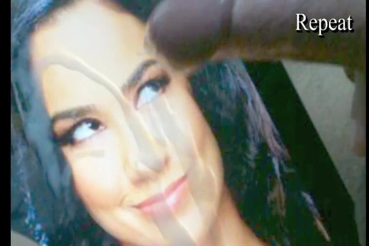 AJ Lee cum tribute 5