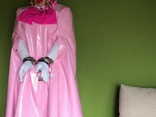 Bondage šaty a plášť z PVC