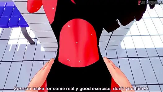 Meru the succubus Bikini doggy sex