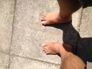 Bare Feet  in the sun