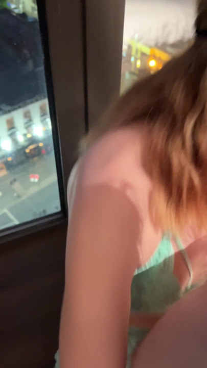 Hotel Window Fuck | Clip 1